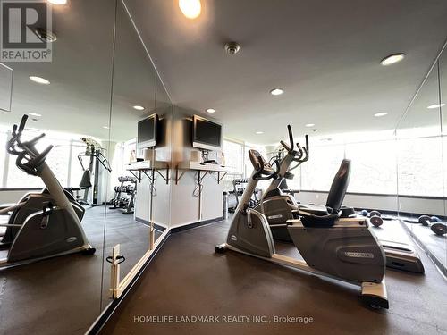605 - 18 Valley Woods Road, Toronto, ON - Indoor Photo Showing Gym Room