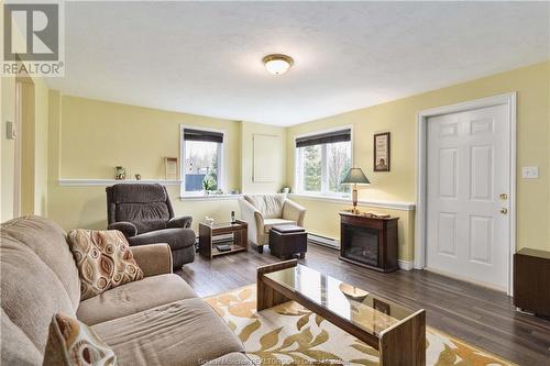 305 Trunk Rd, Riverview, NB - Indoor Photo Showing Living Room With Fireplace