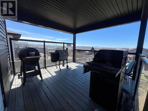 8209 18A Street, Dawson Creek, BC - Outdoor With Deck Patio Veranda With View With Exterior