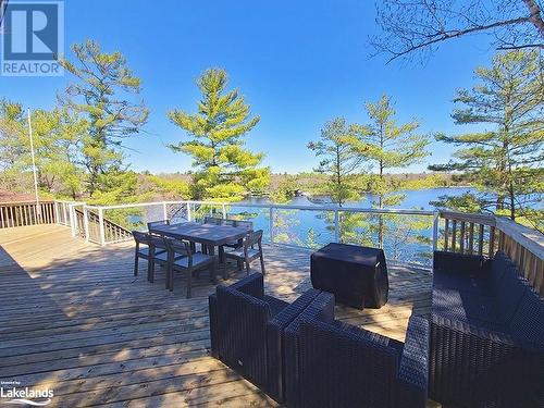 Beautiful View of Little Go Home Bay - 78 Blueberry Lane, Port Severn, ON - Outdoor With Body Of Water With Deck Patio Veranda With View