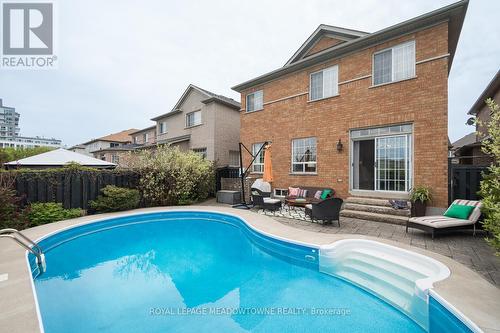 166 Manley Lane, Milton, ON - Outdoor With In Ground Pool With Exterior