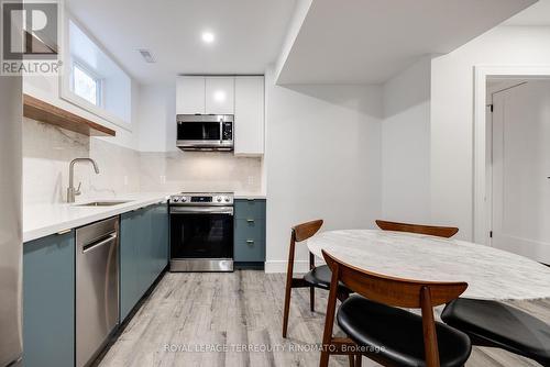 Bsmt - 158 Watson Avenue, Toronto, ON - Indoor Photo Showing Kitchen With Upgraded Kitchen