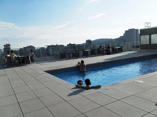 Pool - 801-1211 Rue Drummond, Montréal (Ville-Marie), QC - Outdoor With In Ground Pool