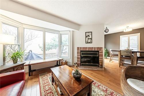 2915 Headon Forest Drive|Unit #36, Burlington, ON - Indoor Photo Showing Living Room With Fireplace