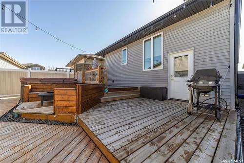 1105 Poley Street N, Regina, SK - Outdoor With Deck Patio Veranda With Exterior