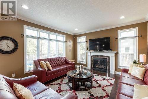 1873 Kirkpatrick Way, London, ON - Indoor Photo Showing Living Room With Fireplace