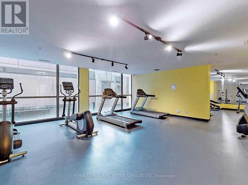 714 - 39 Brant Street, Toronto, ON - Indoor Photo Showing Gym Room