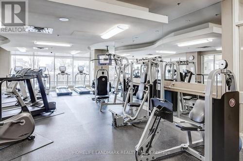 712 - 16 Harrison Garden Boulevard, Toronto, ON - Indoor Photo Showing Gym Room