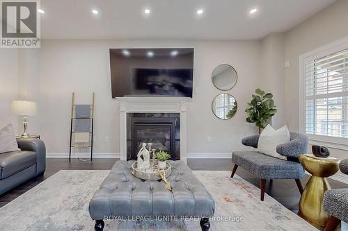 1825 William Lott Drive, Oshawa, ON - Indoor Photo Showing Living Room With Fireplace