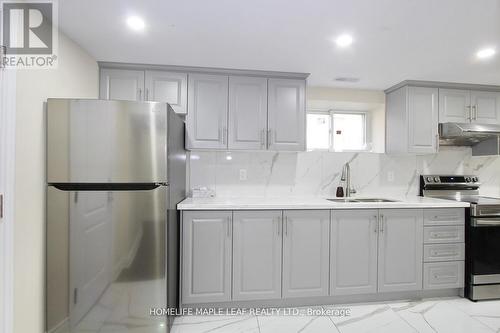 46 Trueman Street, Brampton, ON - Indoor Photo Showing Kitchen With Double Sink