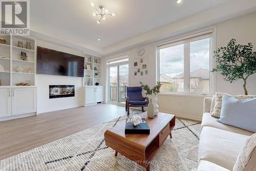145 Rattenbury Road, Vaughan, ON - Indoor Photo Showing Living Room With Fireplace