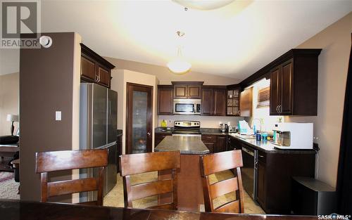 54 Whitesand Drive, Yorkton, SK - Indoor Photo Showing Kitchen With Stainless Steel Kitchen With Double Sink