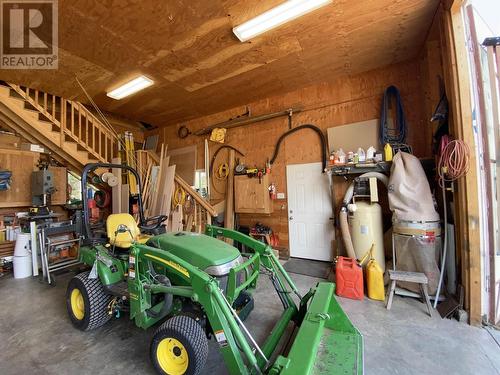 6627 Mcnolty Road, 100 Mile House, BC - Indoor Photo Showing Garage