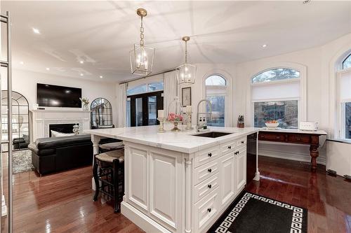 2214 Hampstead Road, Oakville, ON - Indoor Photo Showing Kitchen With Fireplace