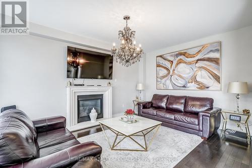 119 Belfry Drive, Bradford West Gwillimbury, ON - Indoor Photo Showing Living Room With Fireplace