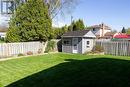 Fully fenced and landscaped backyard - 728 Champlain Drive, Cornwall, ON  - Outdoor 