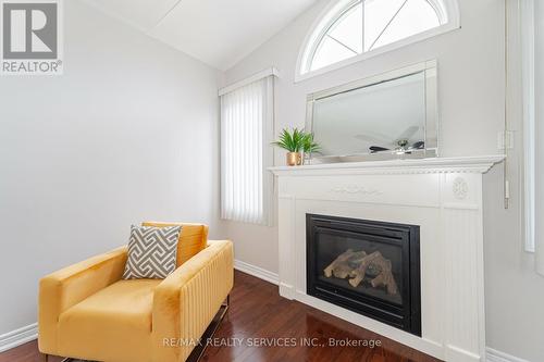 8 Constance Street, Brampton, ON - Indoor Photo Showing Living Room With Fireplace