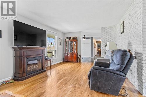 4225 Scotch Line Road, Perth, ON - Indoor Photo Showing Living Room With Fireplace