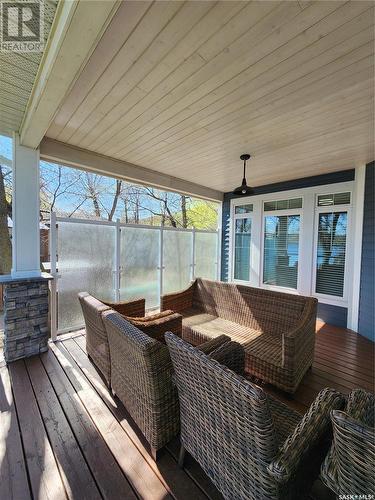 56 Elk Road, Crooked Lake, SK - Outdoor With Deck Patio Veranda With Exterior