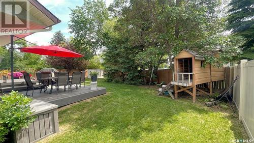 3119 Spicer Place E, Regina, SK - Outdoor With Deck Patio Veranda With Backyard