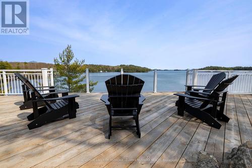 1086 Pennwood Road, Muskoka Lakes, ON - Outdoor With Body Of Water With Deck Patio Veranda With Exterior