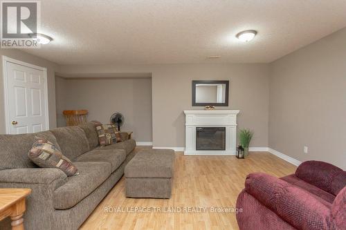 1104 Gladstone Drive, Thames Centre (Dorchester), ON - Indoor Photo Showing Living Room With Fireplace