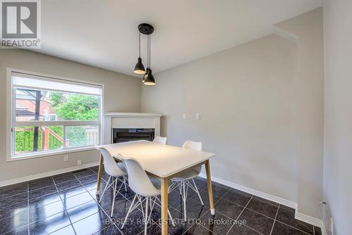 3842 Foxborough Trail, Mississauga, ON - Indoor Photo Showing Dining Room With Fireplace