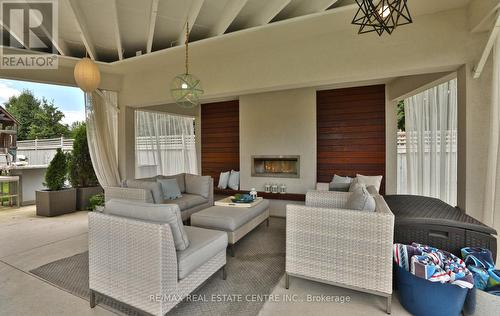 4210 Sarazen Drive, Burlington, ON -  Photo Showing Living Room With Fireplace