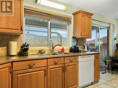 55 Cactus Crescent, Osoyoos, BC - Indoor Photo Showing Kitchen With Double Sink