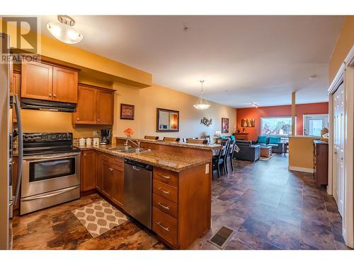 4300 44Th Avenue Unit# 110, Osoyoos, BC - Indoor Photo Showing Kitchen With Double Sink