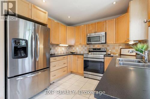 1023 Westmount Avenue, Mississauga, ON - Indoor Photo Showing Kitchen With Stainless Steel Kitchen With Double Sink
