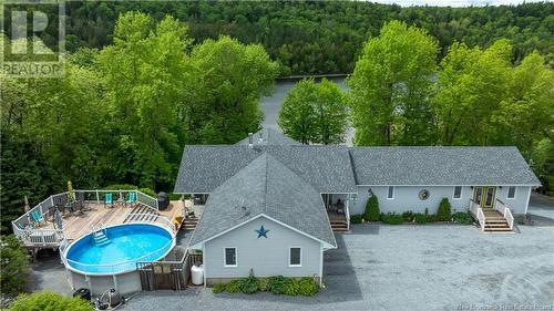 15 Belleview Court, Kingston, NB - Outdoor With Above Ground Pool