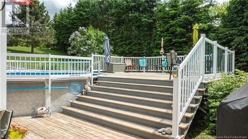 15 Belleview Court, Kingston, NB - Outdoor With Above Ground Pool