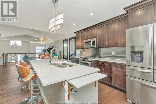 257 Robinson Avenue, Essex, ON - Indoor Photo Showing Kitchen With Stainless Steel Kitchen With Double Sink