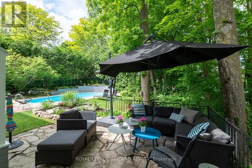 9 Scarlett Avenue, London, ON - Outdoor With In Ground Pool With Deck Patio Veranda With Exterior