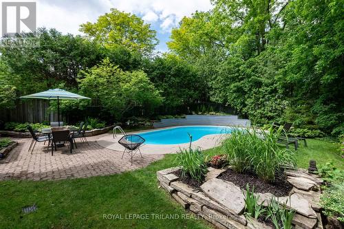 9 Scarlett Avenue, London, ON - Outdoor With In Ground Pool With Backyard