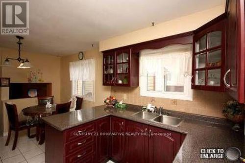 376 Hansen Road N, Brampton, ON - Indoor Photo Showing Kitchen With Double Sink