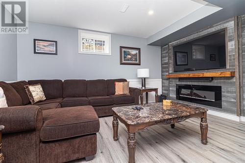 497 Conception Bay Highway, Holyrood, NL - Indoor Photo Showing Living Room With Fireplace