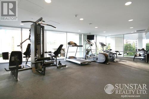 1609 4808 Hazel Street, Burnaby, BC - Indoor Photo Showing Gym Room