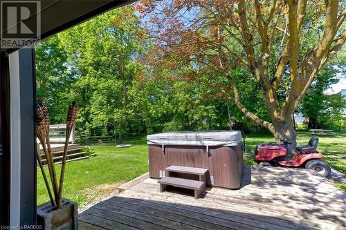 33 Mill Street, Harriston, ON - Outdoor With Deck Patio Veranda