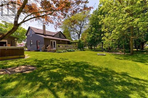 33 Mill Street, Harriston, ON - Outdoor With Deck Patio Veranda