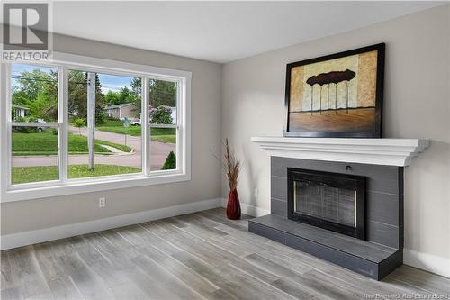 104 Drummond, Moncton, NB - Indoor Photo Showing Living Room With Fireplace