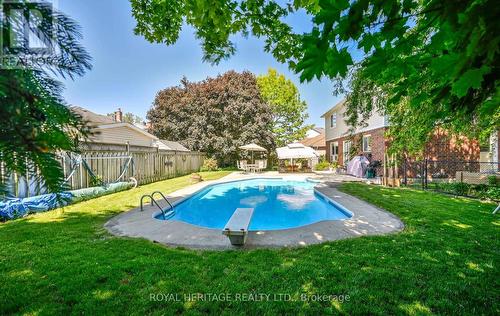 31 Sagewood Avenue, Clarington, ON - Outdoor With In Ground Pool With Backyard