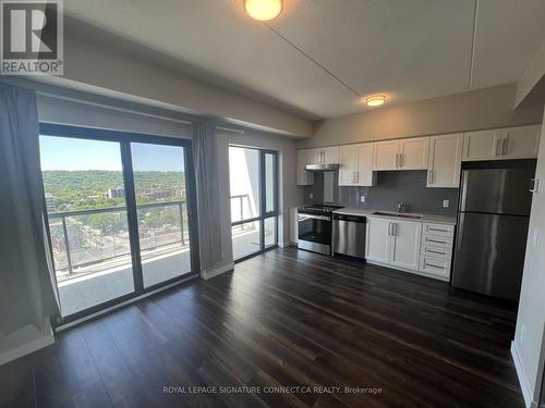 1401 - 15 Queen Street S, Hamilton, ON - Indoor Photo Showing Kitchen With Stainless Steel Kitchen