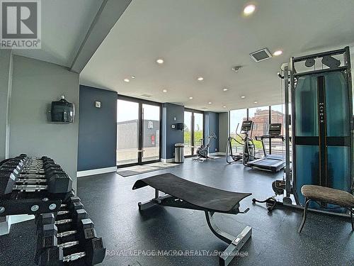 1401 - 15 Queen Street S, Hamilton, ON - Indoor Photo Showing Gym Room