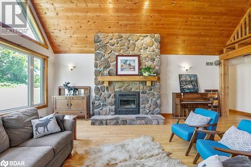 184 Golf Course Road, Quinte West, ON - Indoor Photo Showing Living Room With Fireplace