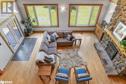 184 Golf Course Road, Quinte West, ON - Indoor Photo Showing Living Room With Fireplace