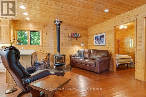 1091 Lindey Lane, North Frontenac, ON - Indoor Photo Showing Other Room With Fireplace