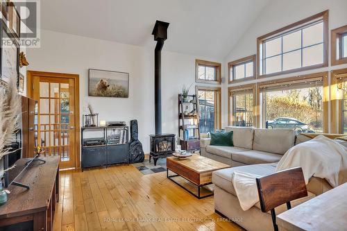 66 Auburn Street, Peterborough, ON - Indoor Photo Showing Living Room With Fireplace