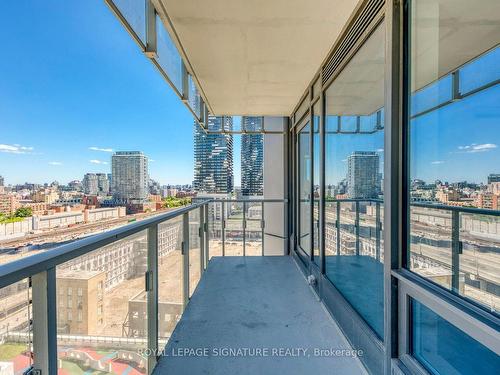 1407-28 Freeland St, Toronto, ON - Outdoor With Balcony With View With Exterior